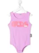 Image 1 of Gcds Kids logo-printed bodysuit