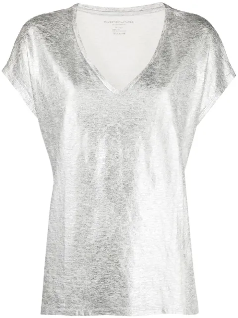 Majestic Filatures metallic T-shirt