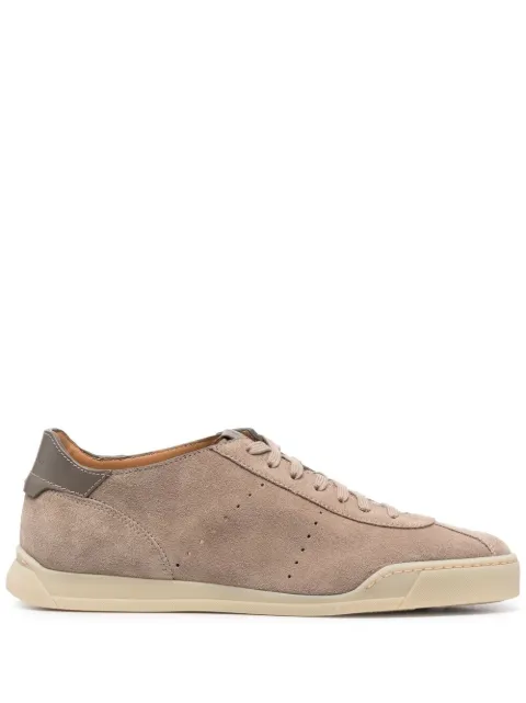 Santoni кеды на шнуровке