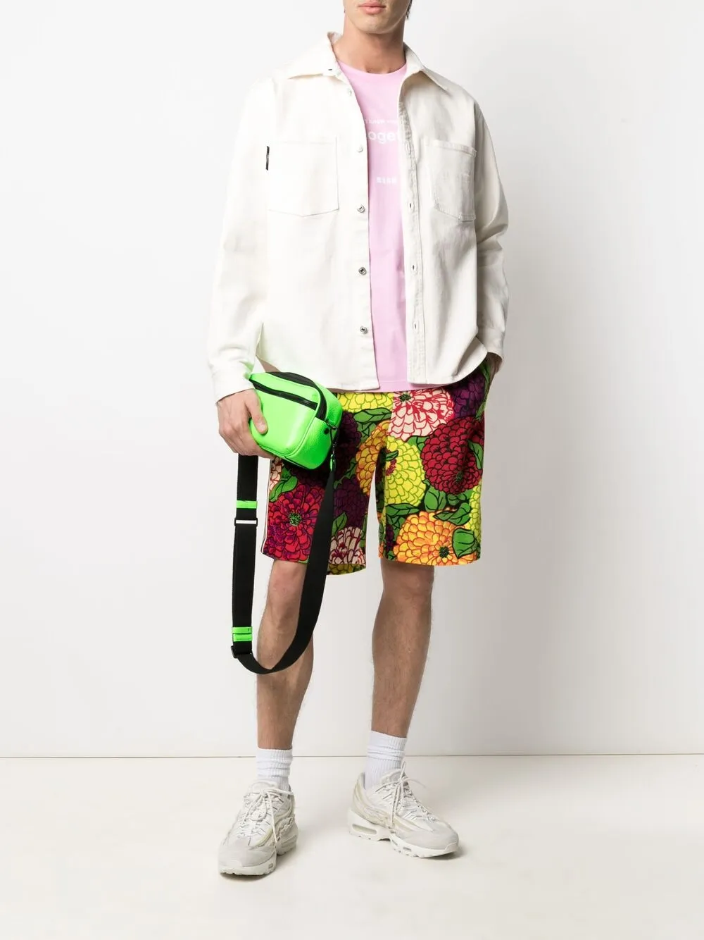 фото Msgm рубашка с длинными рукавами и логотипом