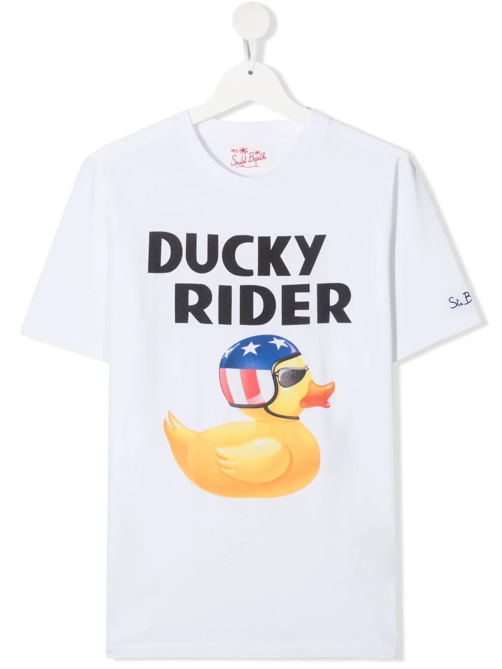 фото Mc2 saint barth kids футболка ducky rider с круглым вырезом