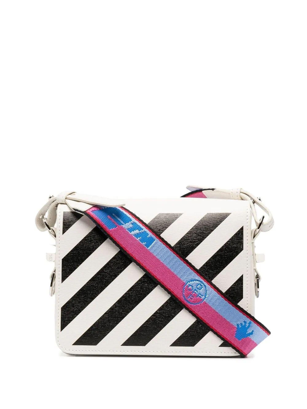 фото Off-white мини-сумка diag с клапаном