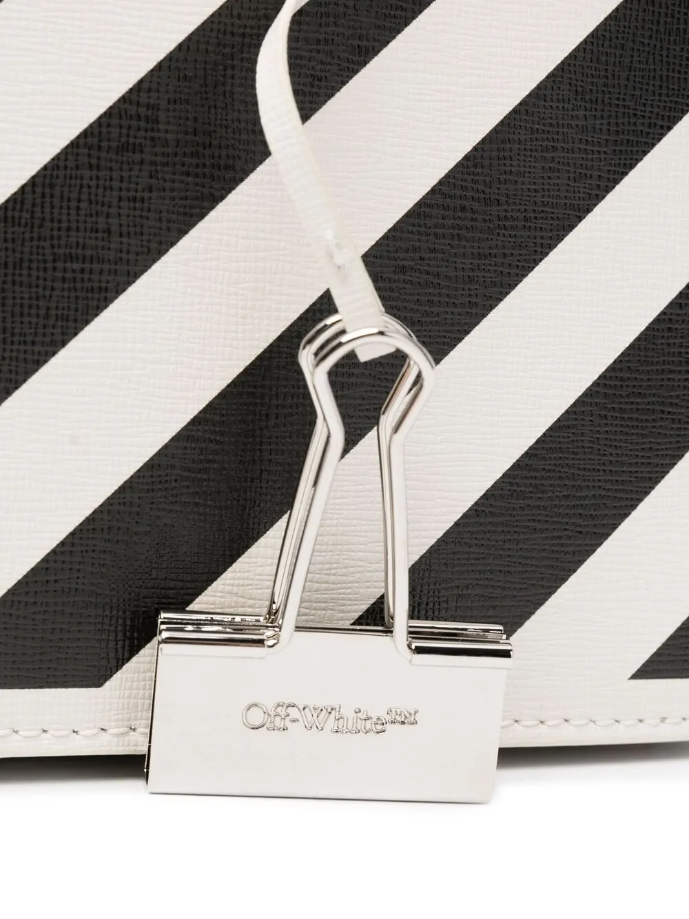 фото Off-white мини-сумка diag с клапаном