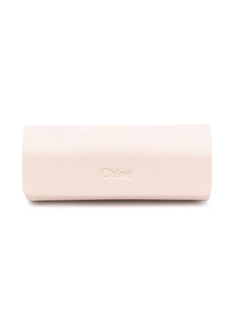 Chloé Eyewear oversize transparent-effect glasses CH0034O004 - 3