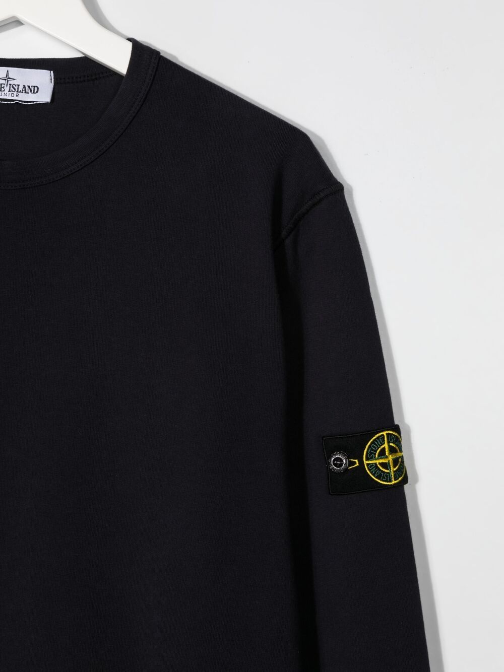 фото Stone island junior толстовка с нашивкой-логотипом