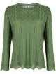 Image 1 of M Missoni pointelle-knit long-sleeve top