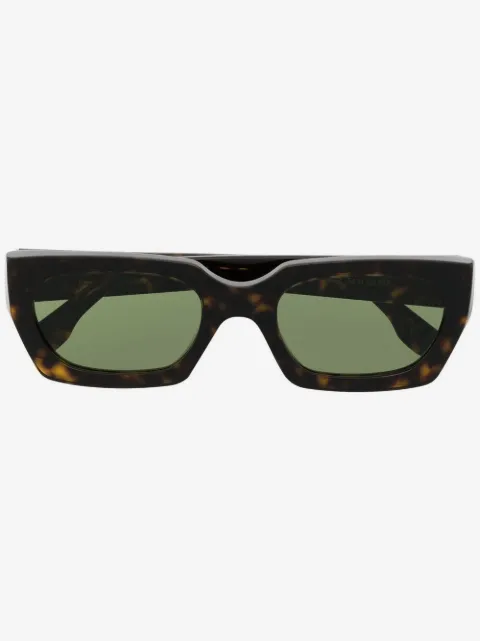 Retrosuperfuture tortoiseshell-effect rectangular-frame sunglasses 