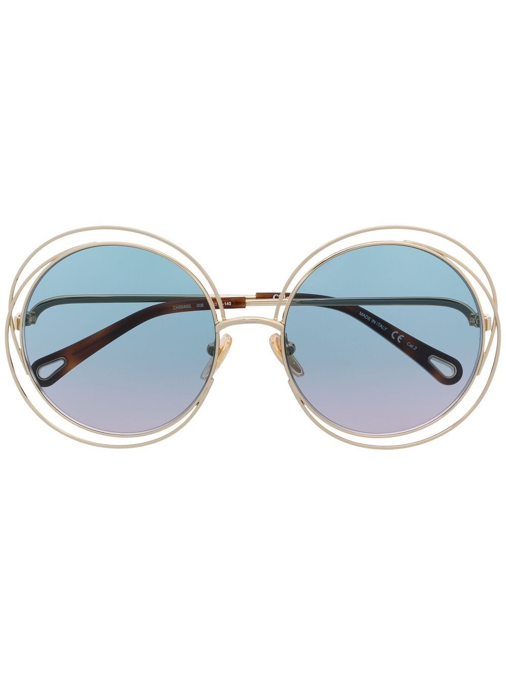 CHLOÉ ROUND-FRAME SUNGLASSES