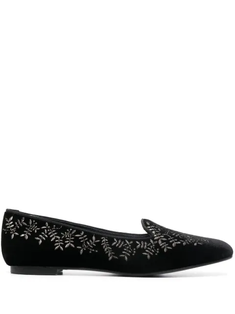 10 CORSO COMO x Castañer Hojas velvet slippers