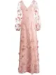 Image 1 of Marchesa Notte Bridesmaids Avellino floral-embroidered dress