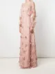 Marchesa Notte Bridesmaids Avellino floral-embroidered dress