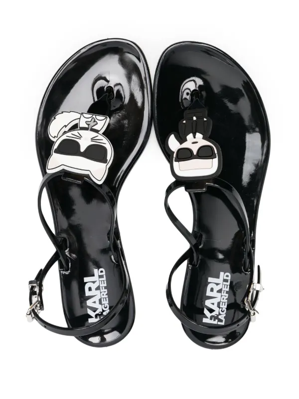 karl lagerfeld jelly sandals