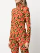 Rosetta Getty floral-print rollneck top