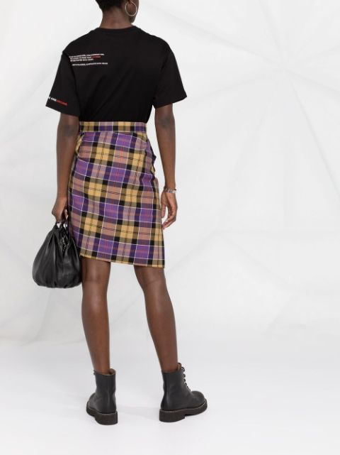 Vivienne Westwood Tartan Check Print Skirt - Farfetch