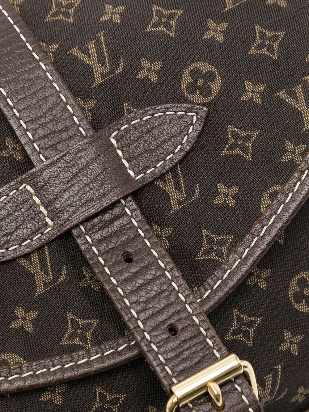 фото Louis vuitton сумка через плечо saumur 2006-го года с монограммой