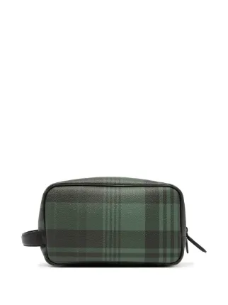 Scotchgrain tartan-check Wash bag展示图