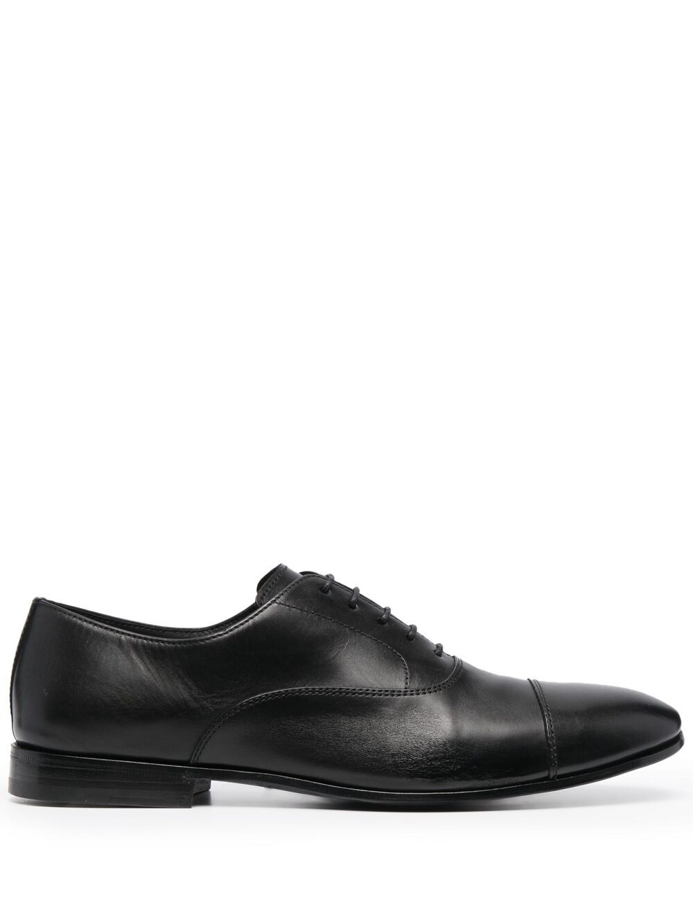 Henderson Baracco Leather Derby Shoes In Black