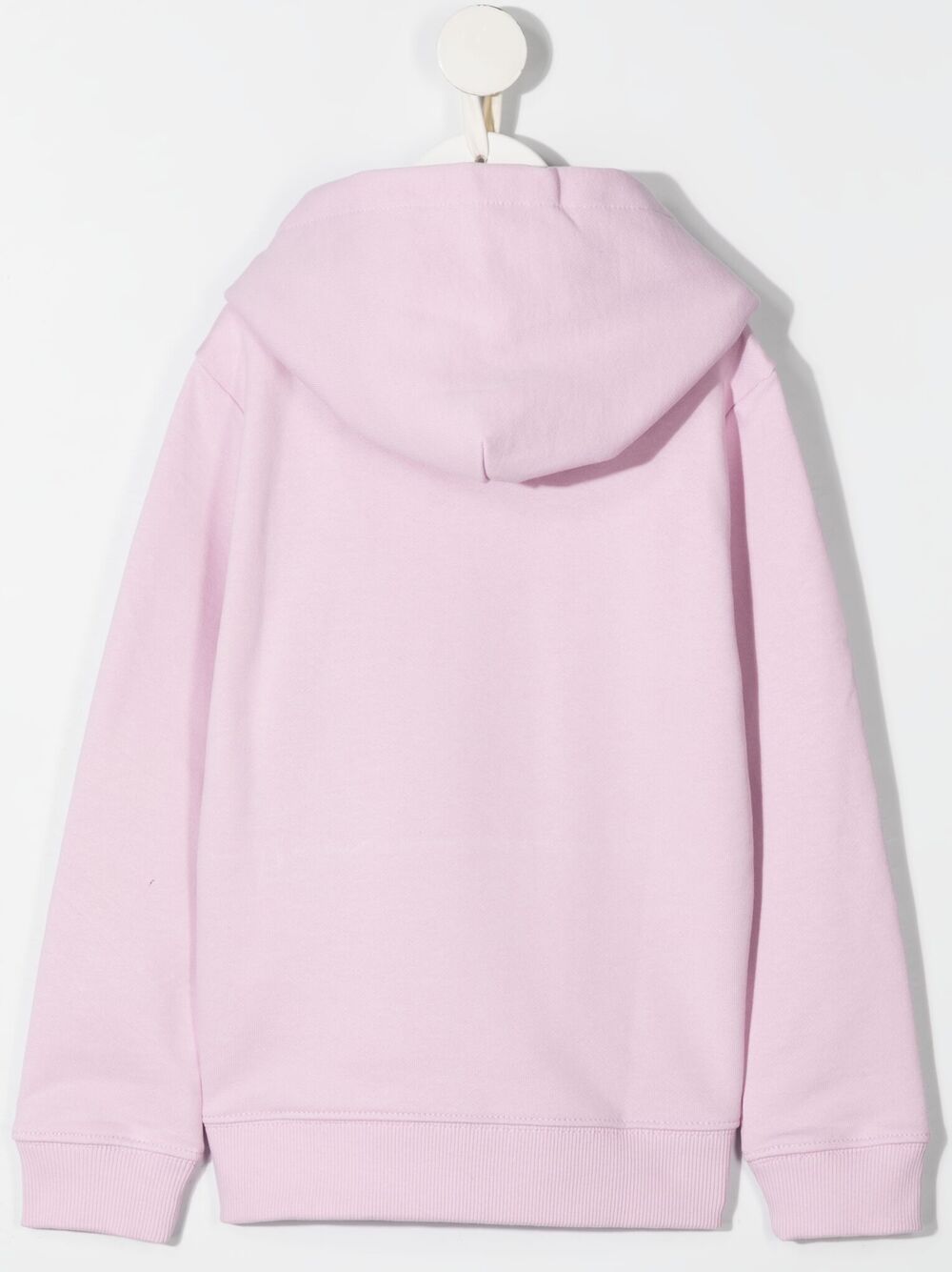 Shop Calvin Klein Logo-print Hoodie In Pink