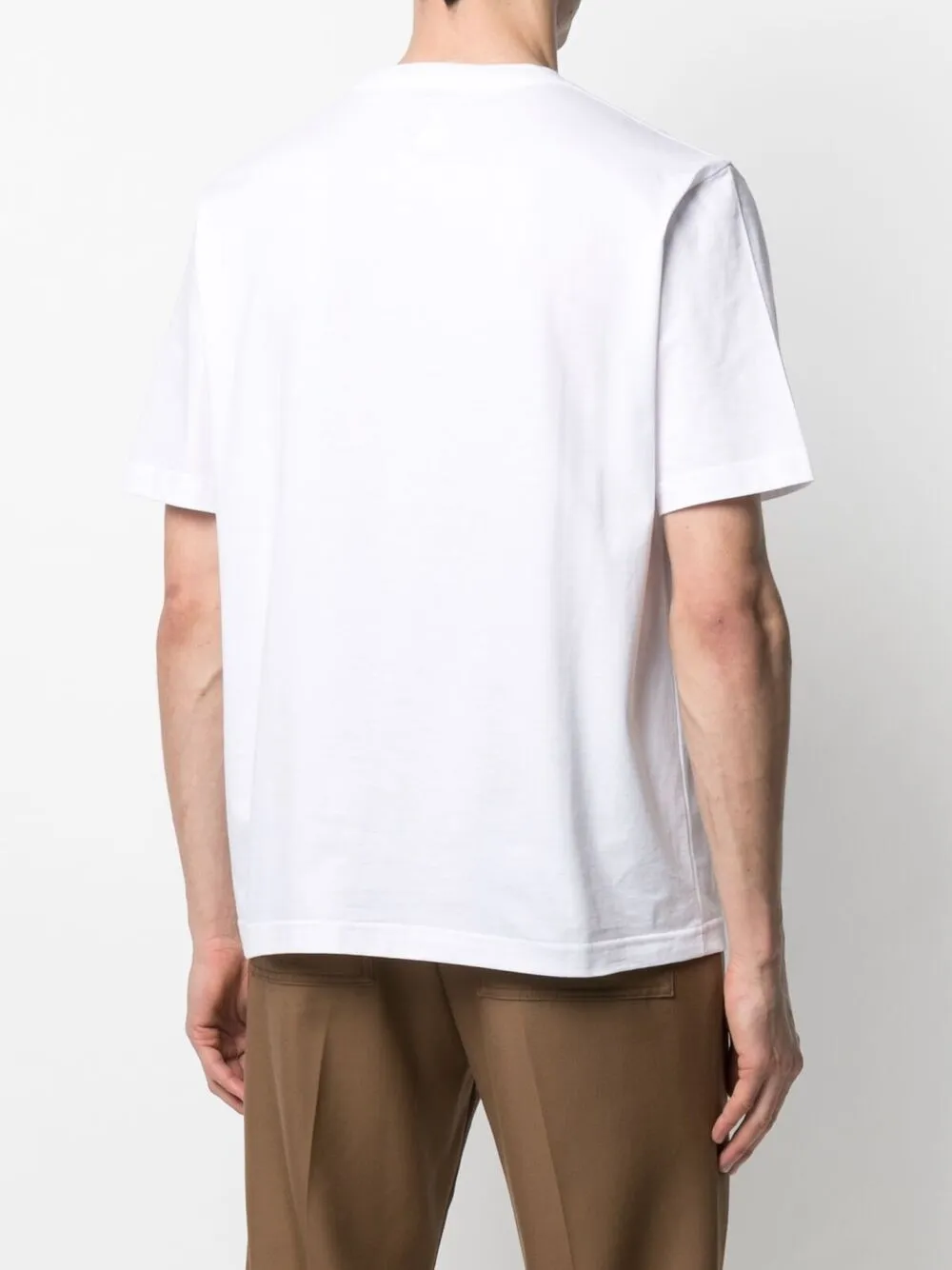 фото Lanvin футболка с вышитым логотипом