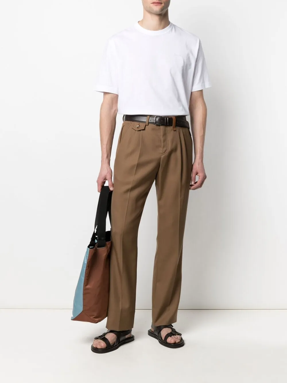 фото Lanvin футболка с вышитым логотипом