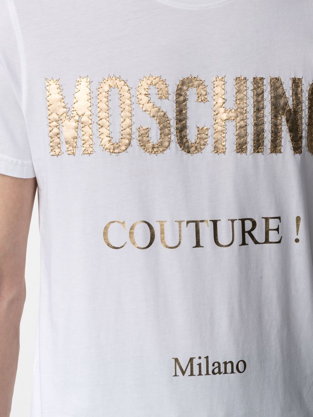 фото Moschino футболка с логотипом