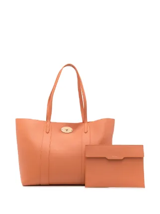 Bayswater small leather tote bag展示图