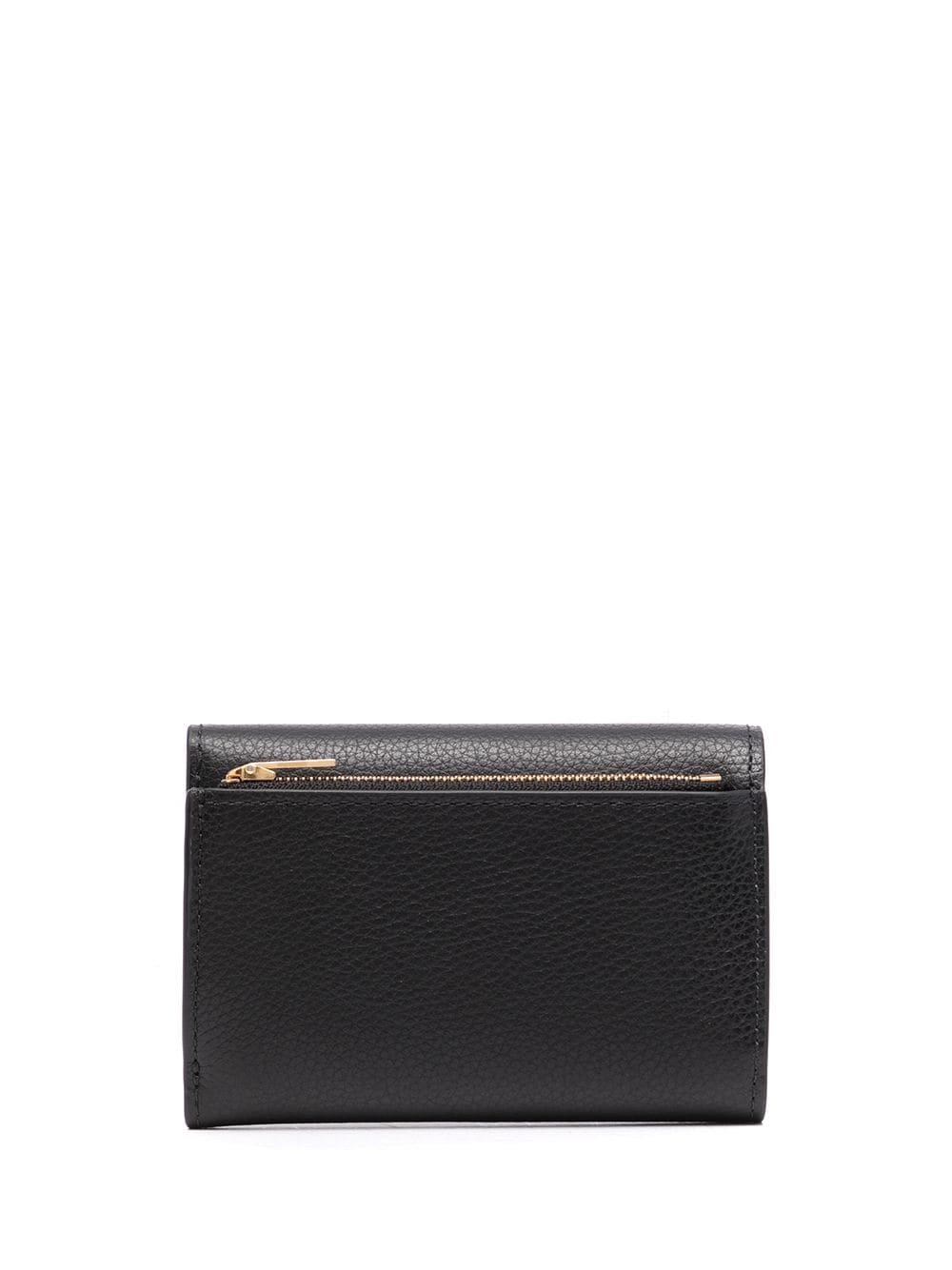 Shop Mulberry Continental Trifold Small Classic Wallet In Black
