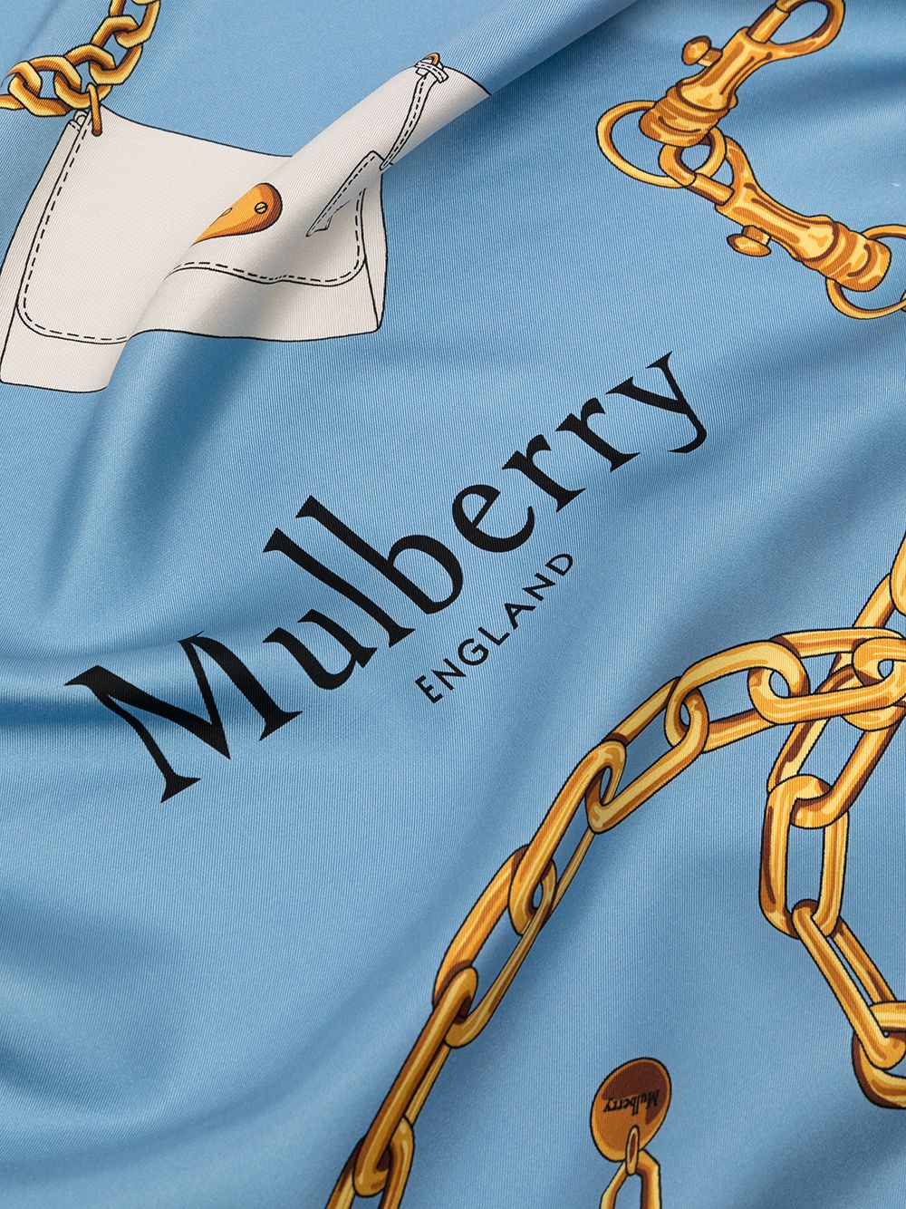 фото Mulberry твиловый платок с принтом