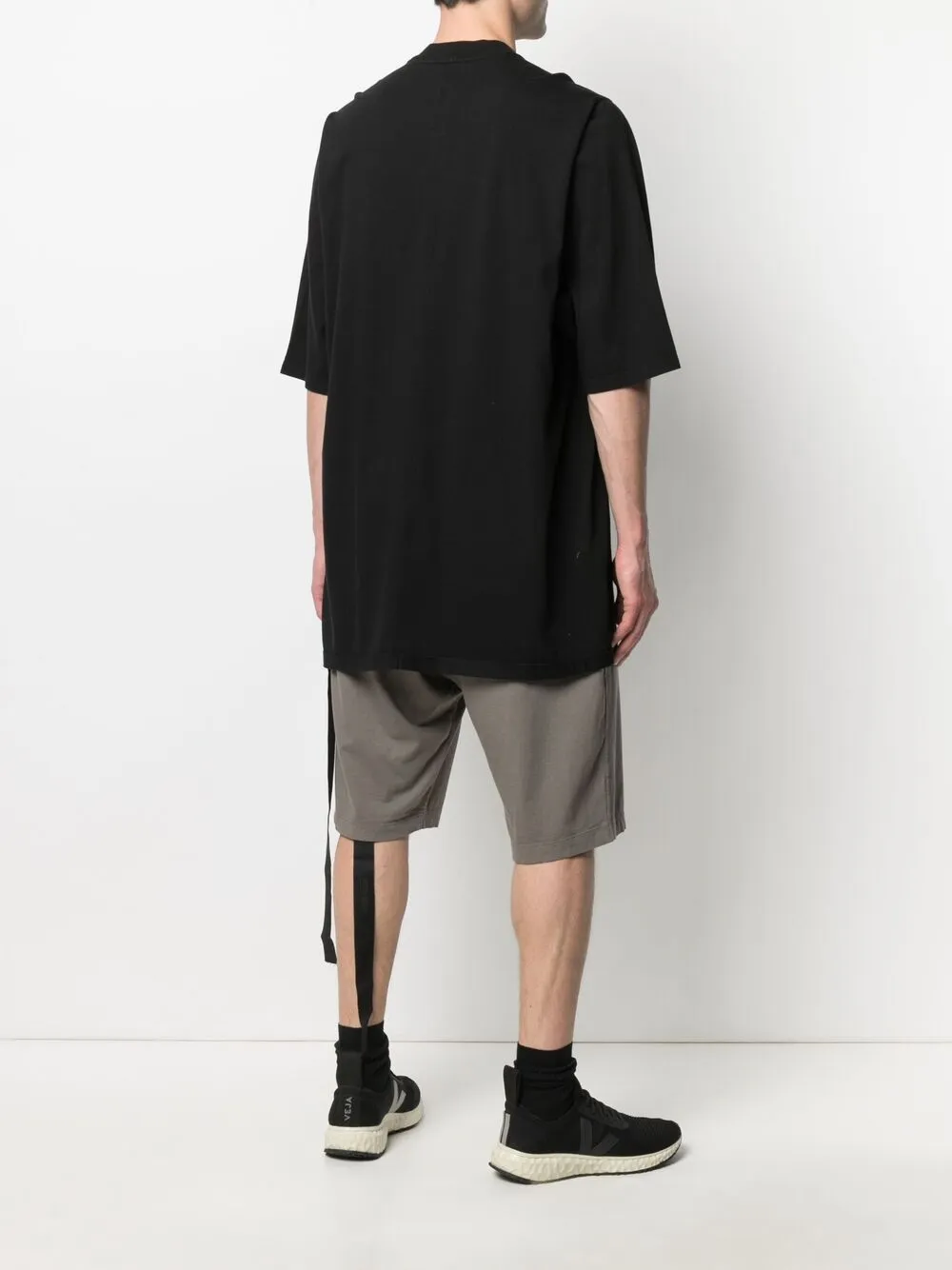 фото Rick owens drkshdw футболка оверсайз с графичным принтом