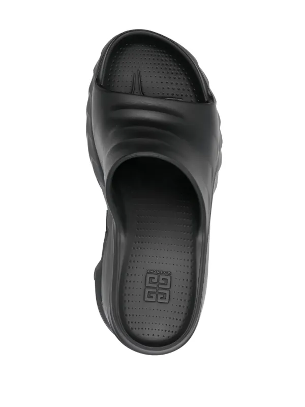 Givenchy Marshmallow 115mm Wedge Sandals | Black | FARFETCH ZA