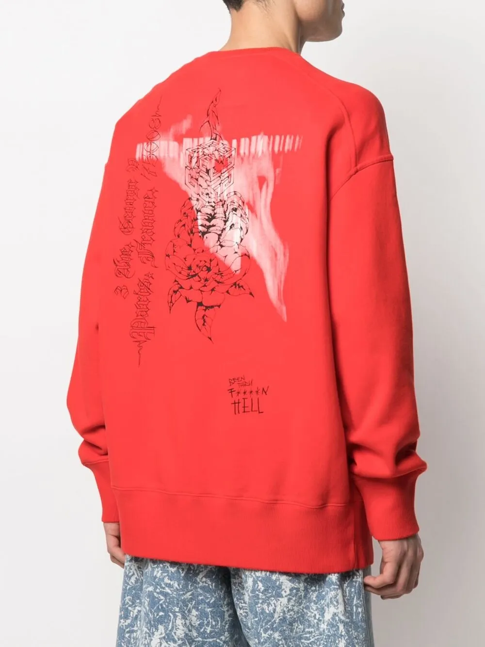 Givenchy Oversized sweater Rood