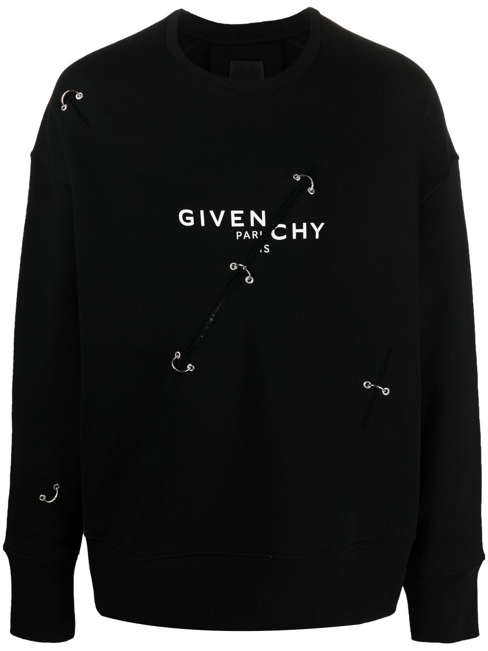 Givenchy Hardware Detail Sweatshirt In Schwarz