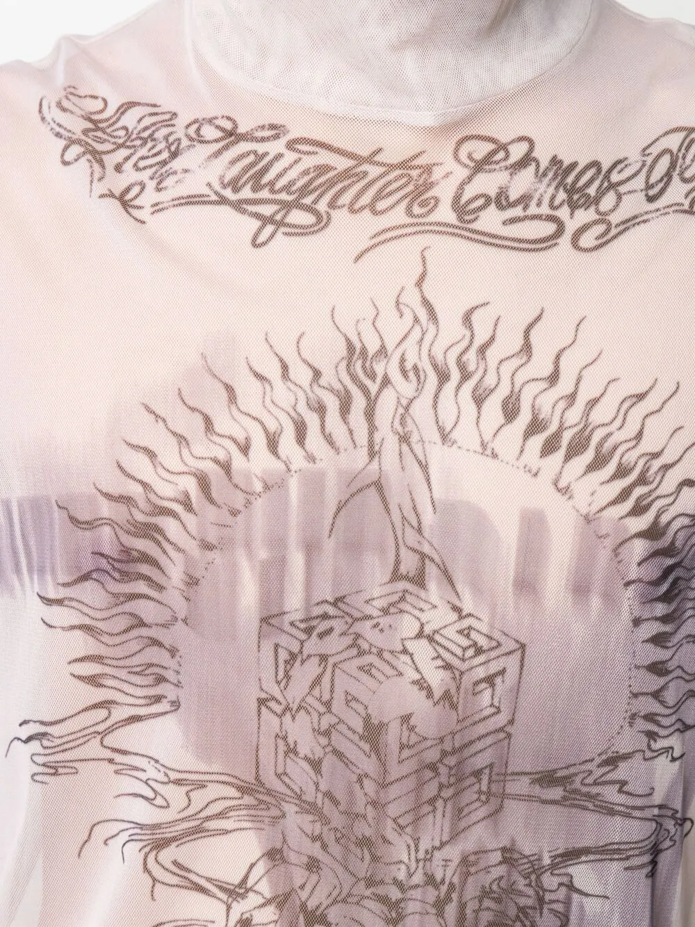 Givenchy T-shirt met print Beige