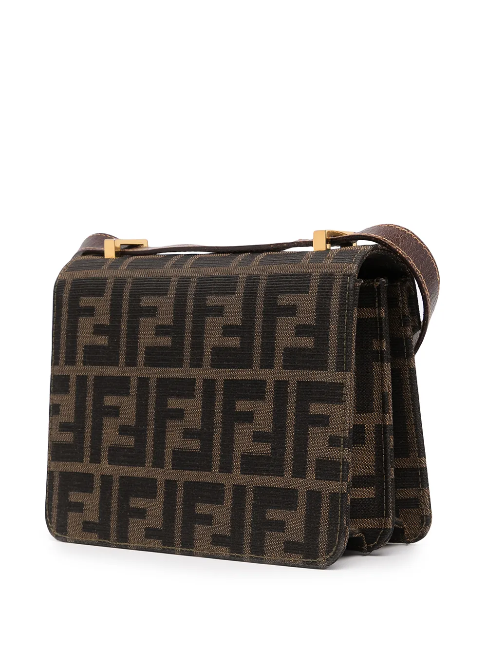 фото Fendi pre-owned сумка на плечо с узором zucca