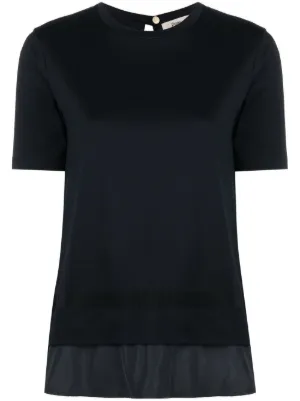 【送料&関税込】Herno Black Satin T-shirt Herno T-Shirts & Jersey Shirts for Women - Shop on FARFETCH