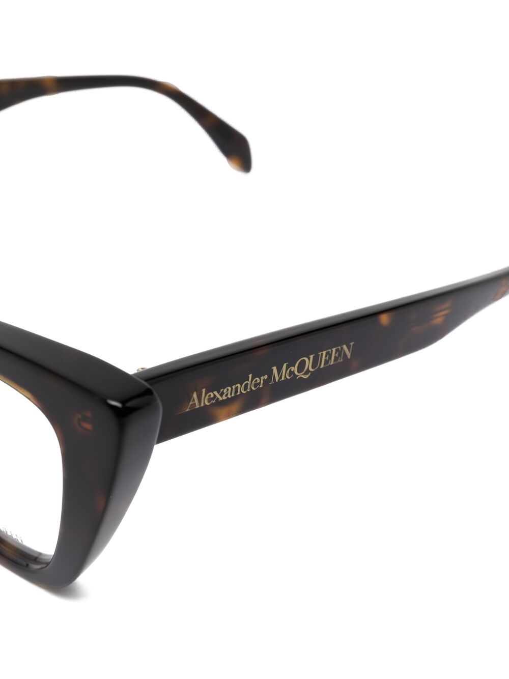 фото Alexander mcqueen eyewear солнцезащитные очки в оправе 'кошачий глаз'