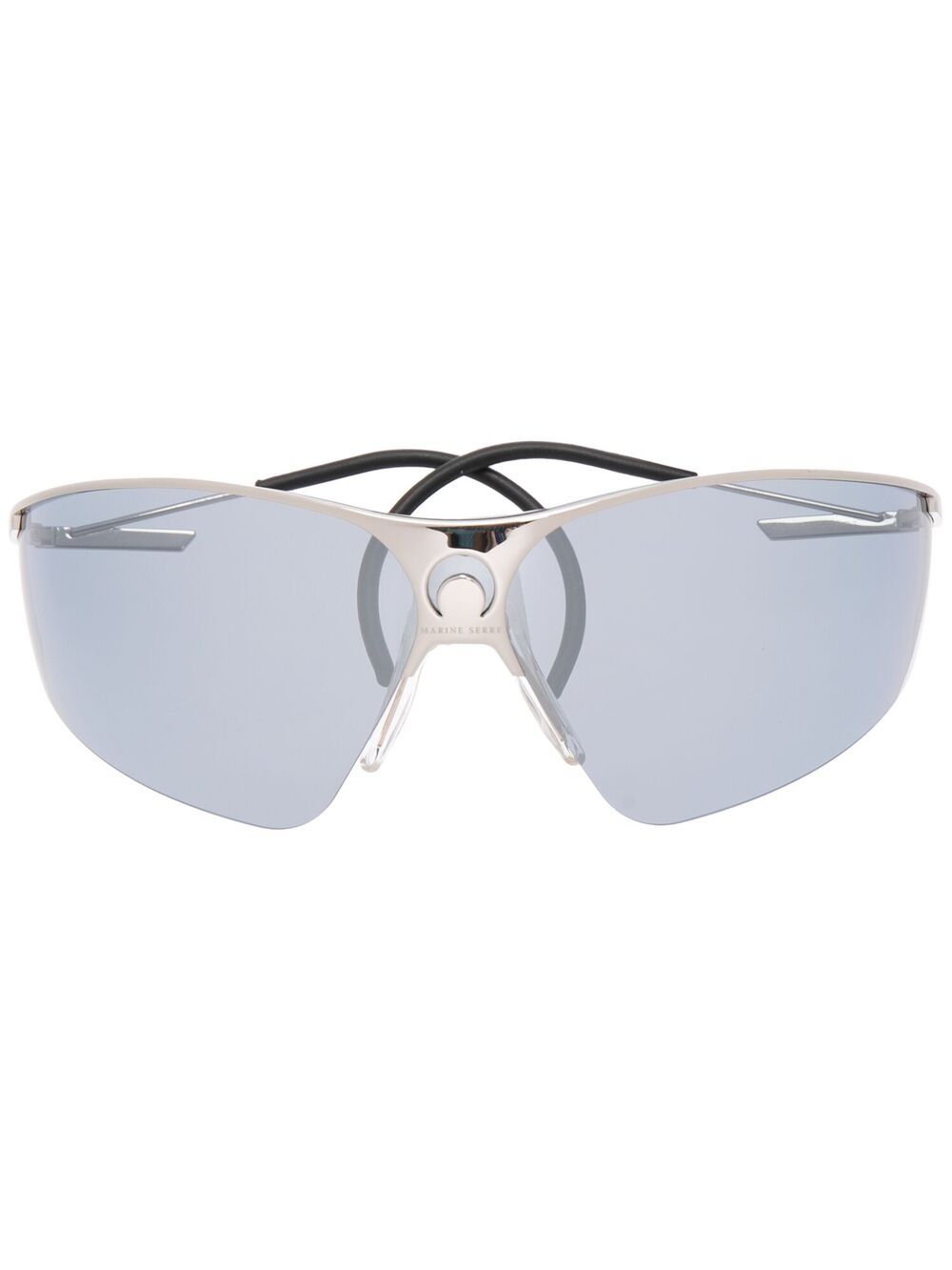 Marine Serre Oversized Frame Sunglasses In Silber