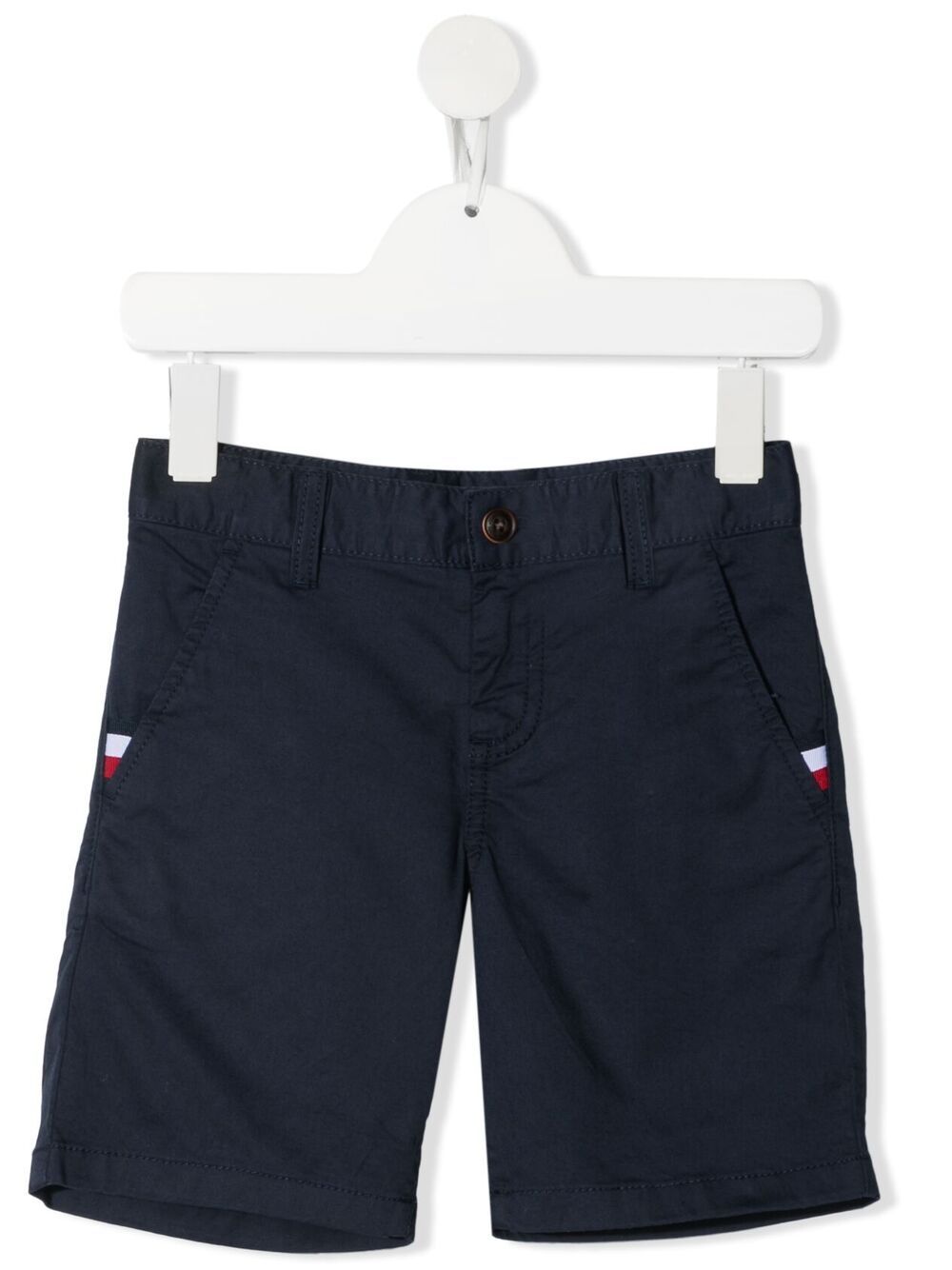 фото Tommy hilfiger junior straight-leg cotton shorts