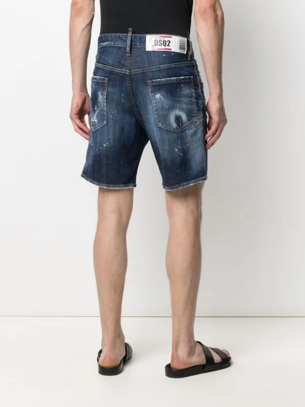 dsquared jean shorts