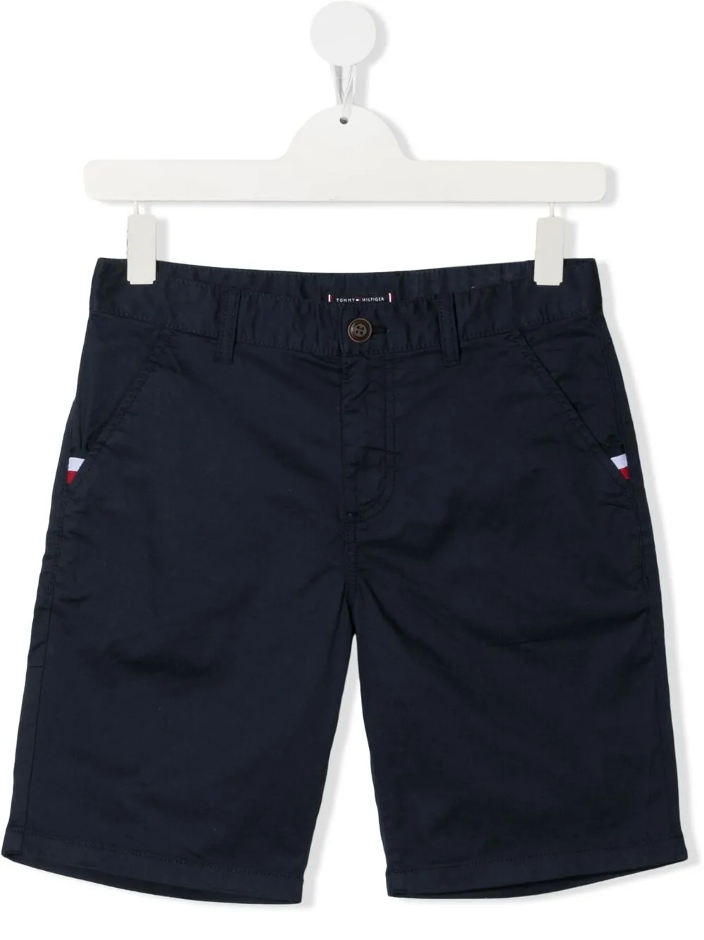 фото Tommy hilfiger junior teen organic cotton straight-leg shorts