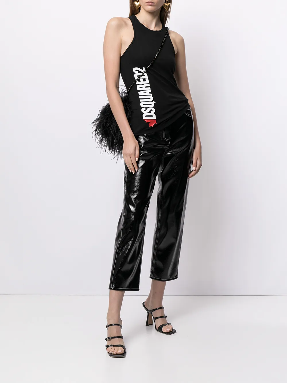 фото Dsquared2 спортивный топ с логотипом