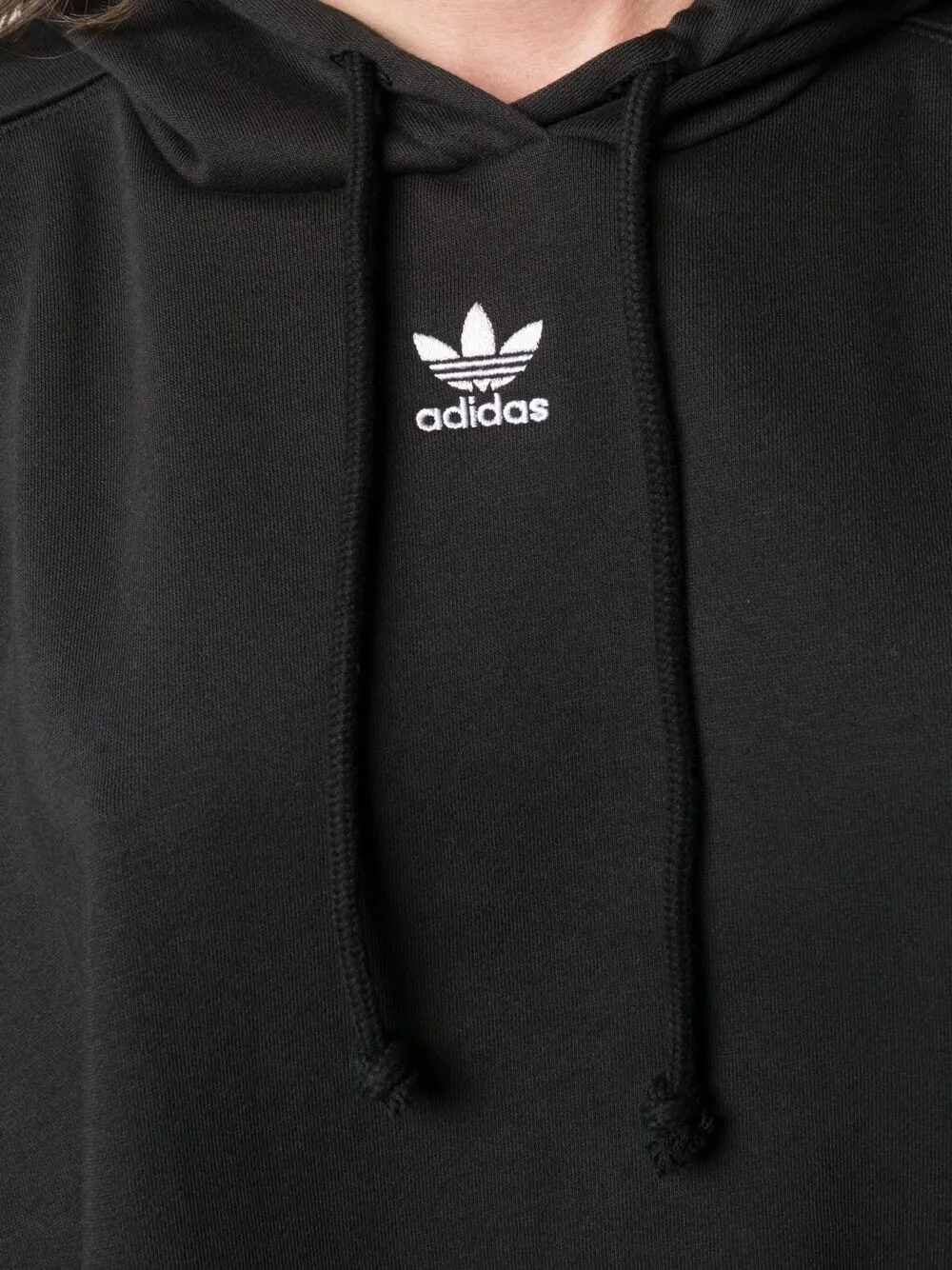 фото Adidas укороченное худи essentials с логотипом