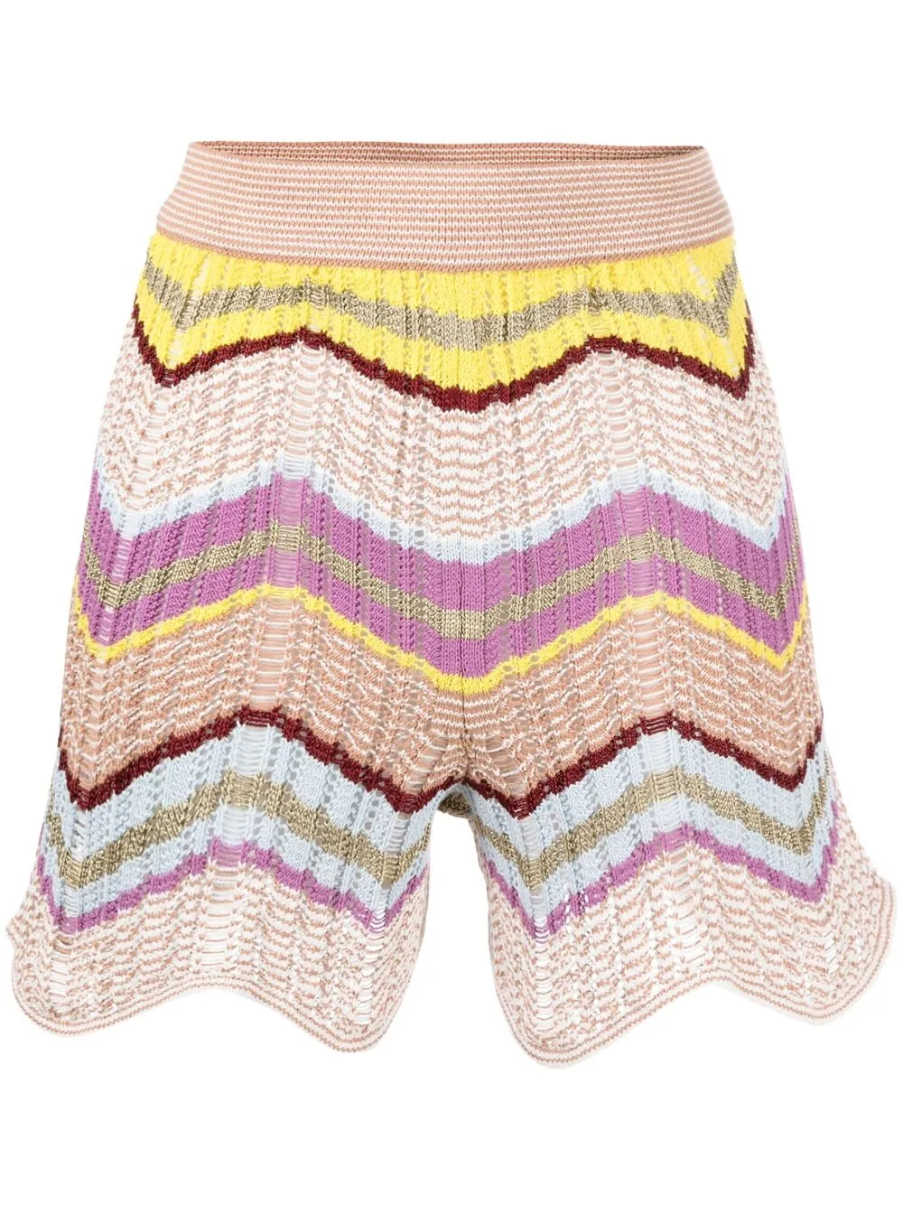 фото M missoni шорты с узором зигзаг