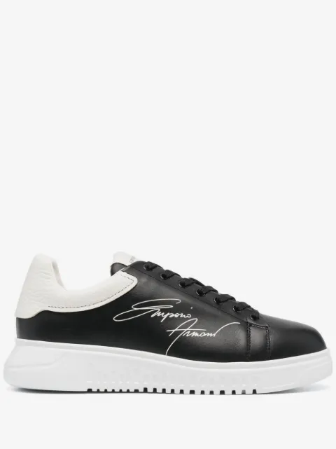 Emporio Armani tenis con logo