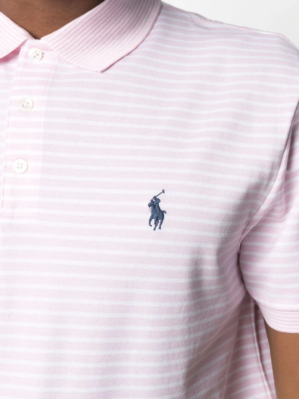 фото Polo ralph lauren рубашка поло в полоску
