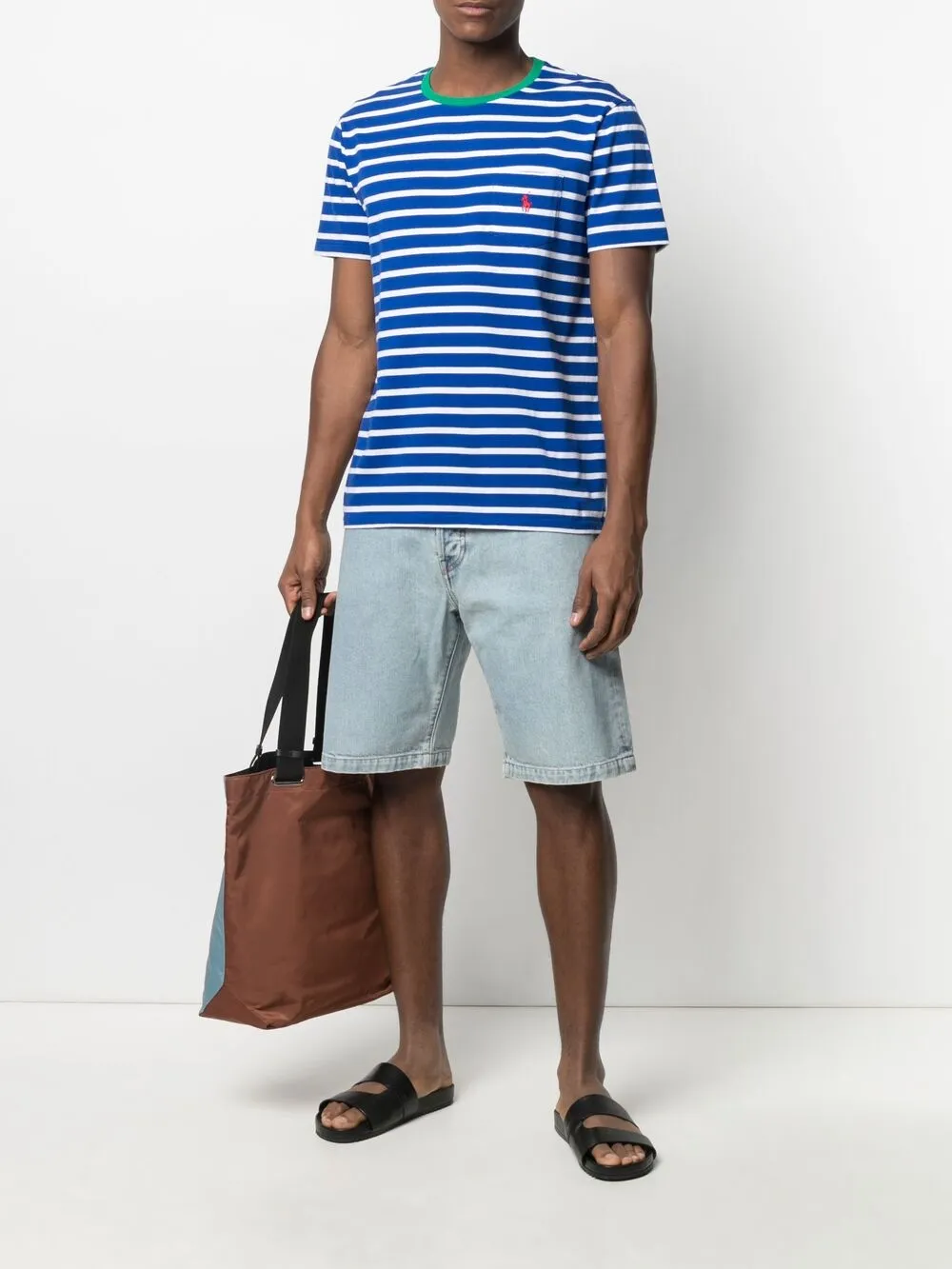 фото Polo ralph lauren футболка в полоску