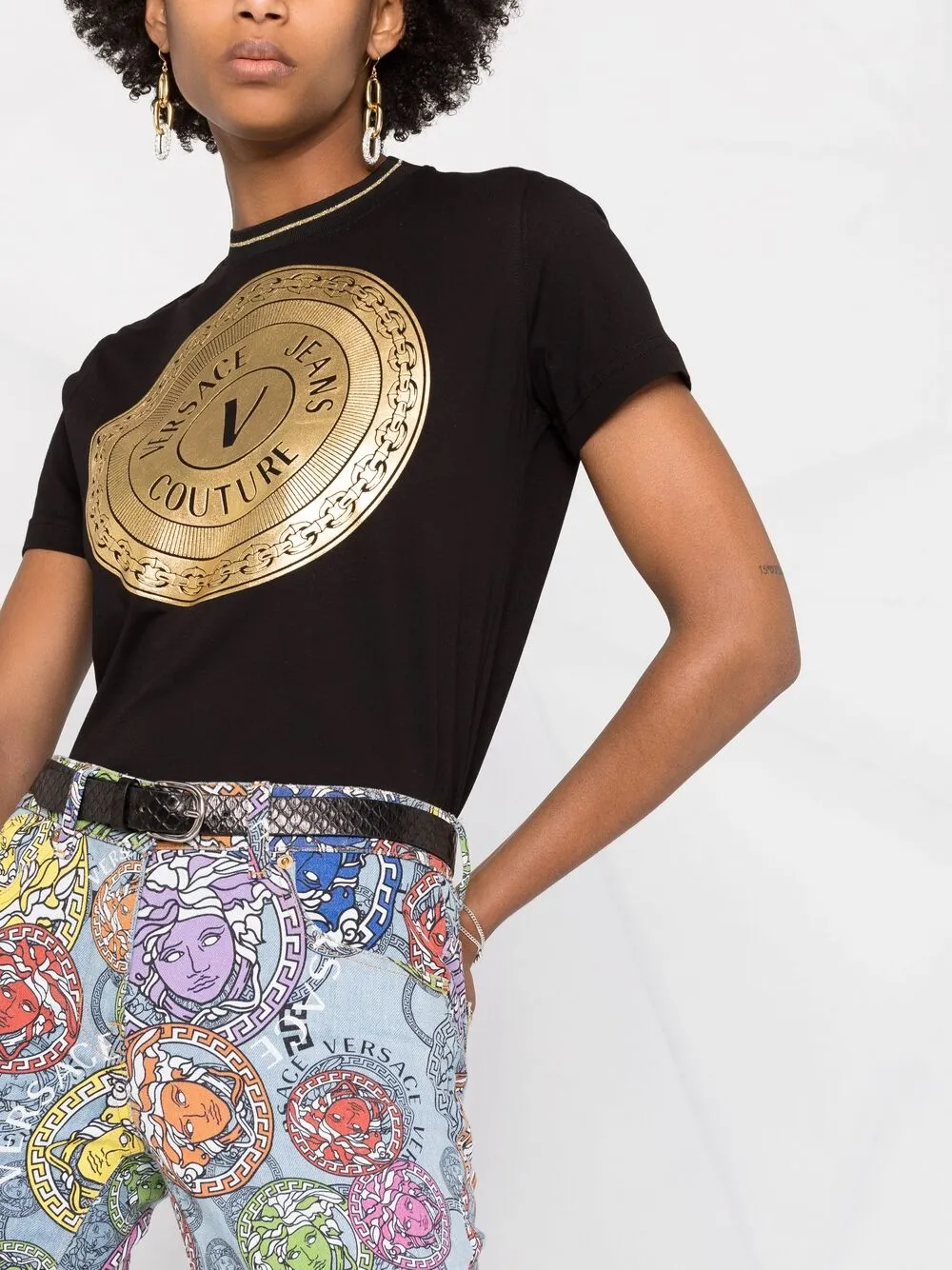 фото Versace jeans couture футболка с логотипом