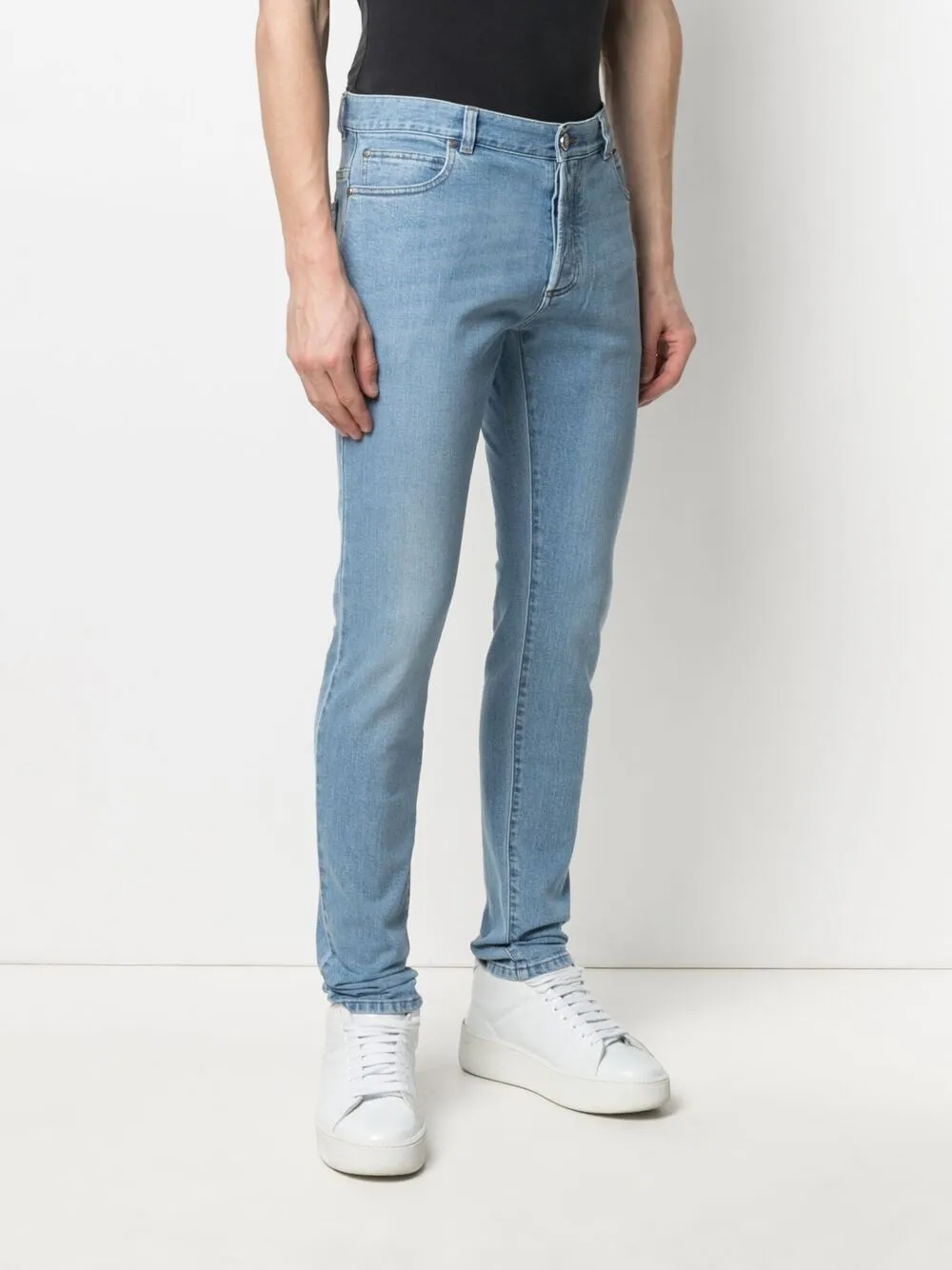 фото Balmain джинсы с монограммой