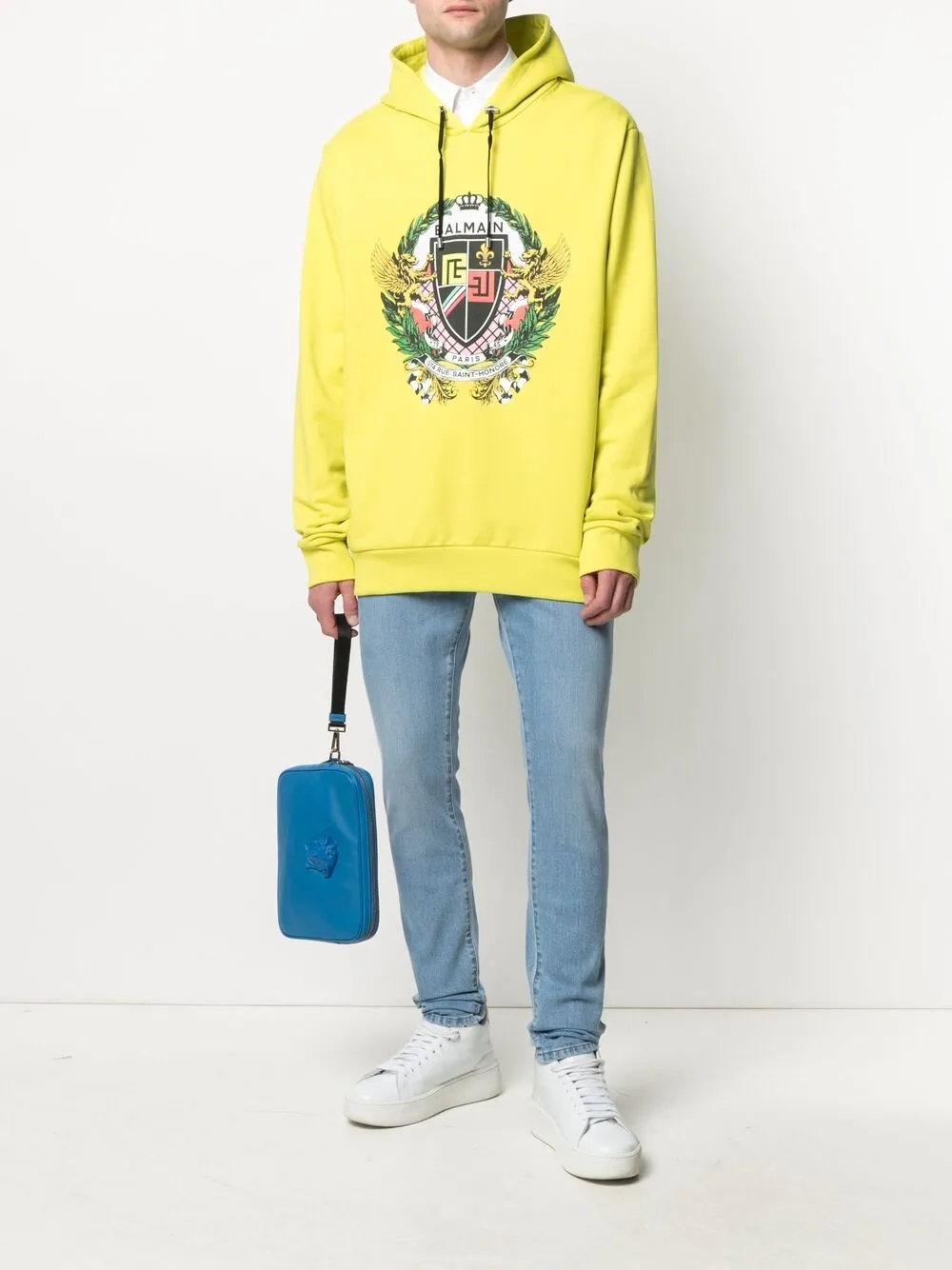 фото Balmain джинсы с монограммой