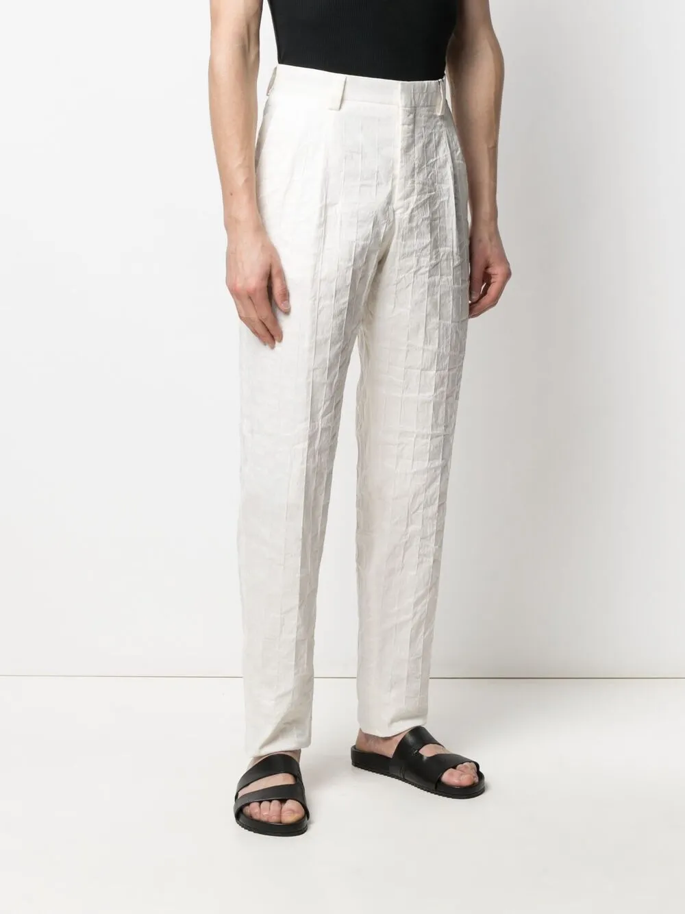 фото Emporio armani фактурные брюки